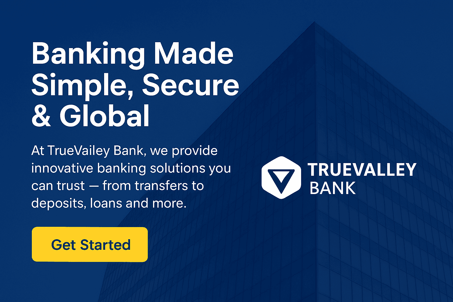 Trust Valley Bank Advertisement